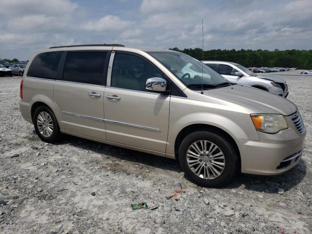 2C4RC1CG7DR677670 - 2013 CHRYSLER TOWN & COU TOURING L TAN photo 4