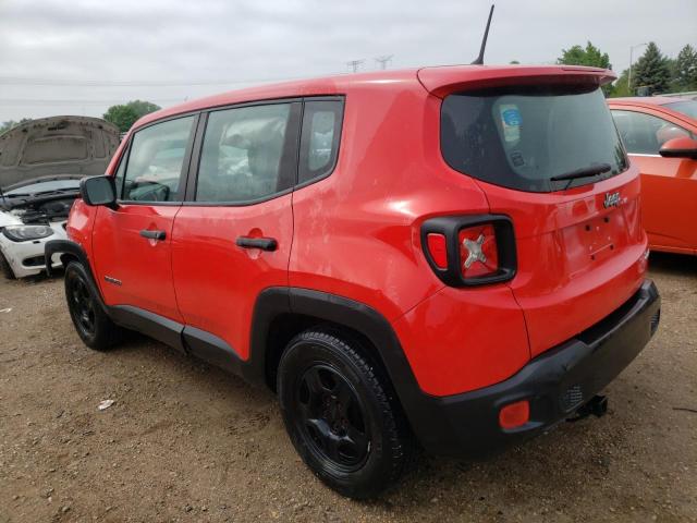 ZACCJAAT6FPB24107 - 2015 JEEP RENEGADE SPORT RED photo 2