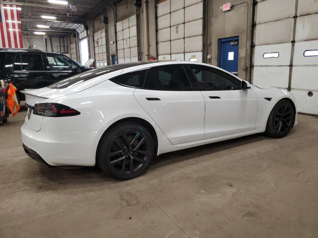 5YJSA1E5XPF520265 - 2023 TESLA MODEL S WHITE photo 3