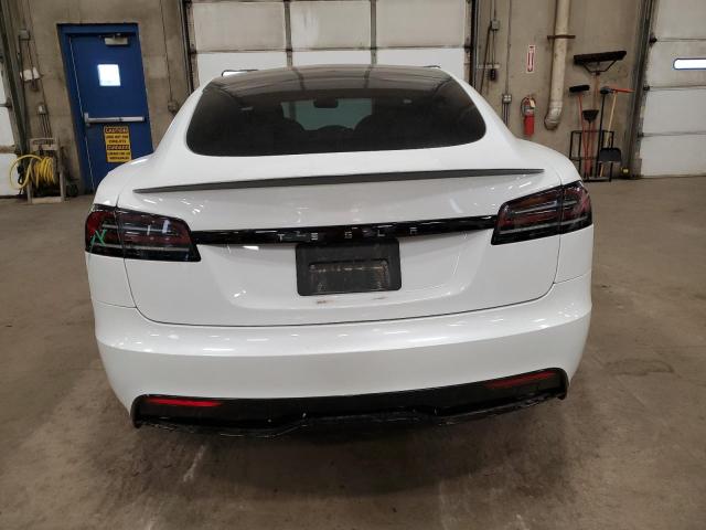 5YJSA1E5XPF520265 - 2023 TESLA MODEL S WHITE photo 6