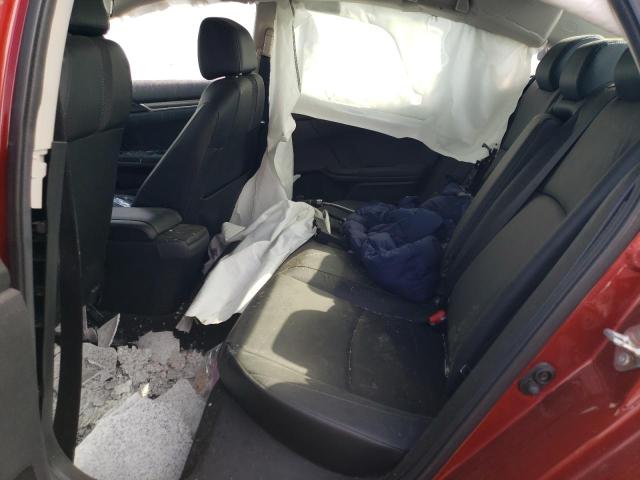 19XFC1F78KE010314 - 2019 HONDA CIVIC EXL წითელი ფოტო 10