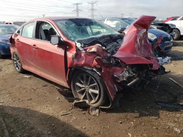 19XFC1F78KE010314 - 2019 HONDA CIVIC EXL წითელი ფოტო 4