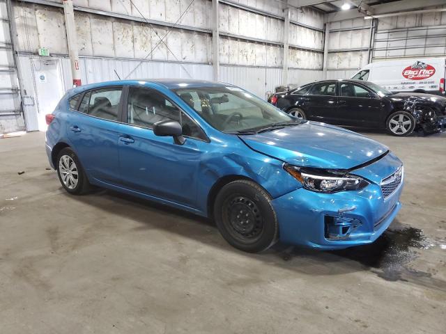 4S3GTAA69J3732755 - 2018 SUBARU IMPREZA BLUE photo 4