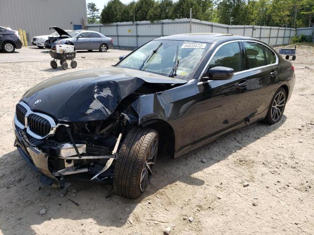3MW5R7J05L8B32228 - 2020 BMW 330XI შავი ფოტო 1