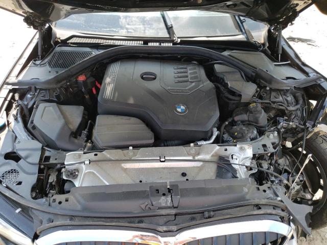 3MW5R7J05L8B32228 - 2020 BMW 330XI შავი ფოტო 11