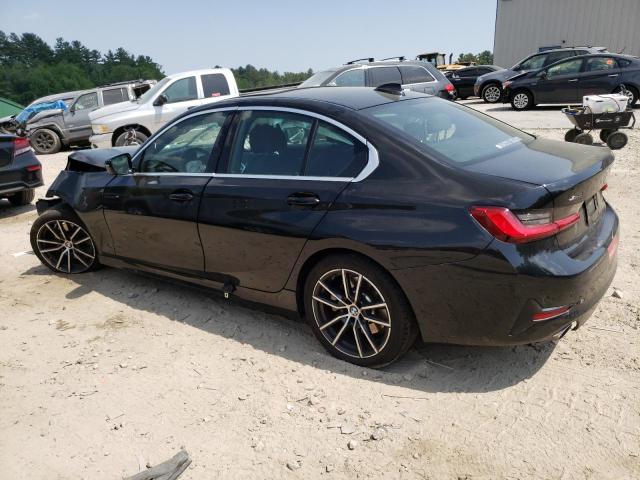 3MW5R7J05L8B32228 - 2020 BMW 330XI BLACK photo 2