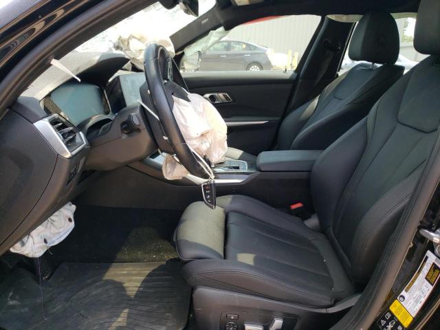 3MW5R7J05L8B32228 - 2020 BMW 330XI შავი ფოტო 7