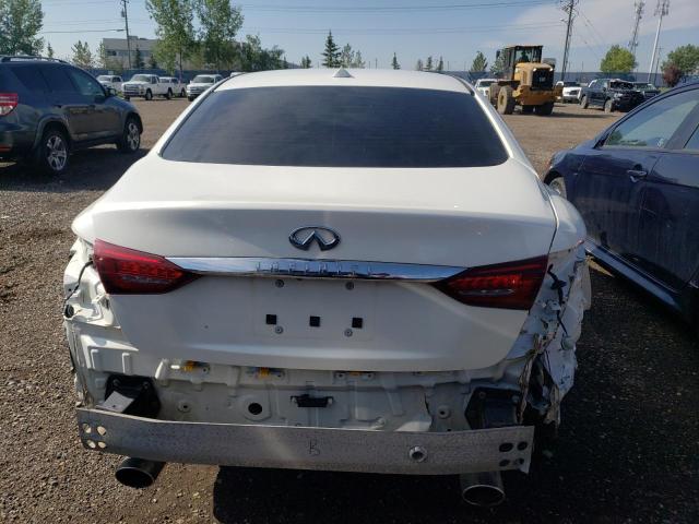 JN1EV7AR8JM444821 - 2018 INFINITI Q50 LUXE WHITE photo 6