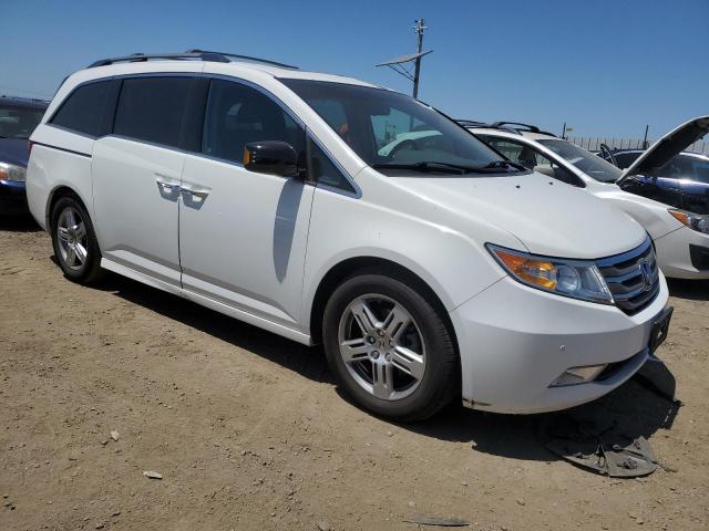 5FNRL5H95BB002863 - 2011 HONDA ODYSSEY TOURING WHITE photo 4