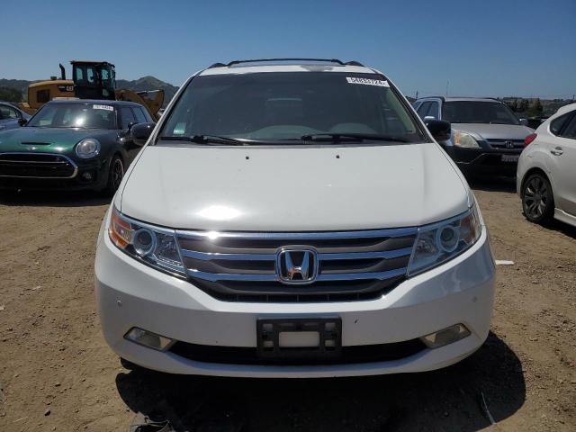 5FNRL5H95BB002863 - 2011 HONDA ODYSSEY TOURING WHITE photo 5