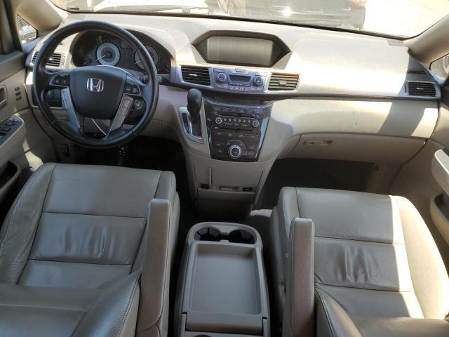 5FNRL5H95BB002863 - 2011 HONDA ODYSSEY TOURING WHITE photo 8