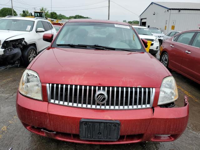 1MEHM42156G605652 - 2006 MERCURY MONTEGO PREMIER RED photo 5