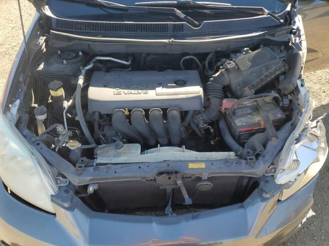 2T1KR32E97C638160 - 2007 TOYOTA COROLLA MA XR GRAY photo 11