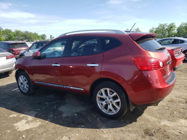 JN8AS5MVXDW656165 - 2013 NISSAN ROGUE S RED photo 2