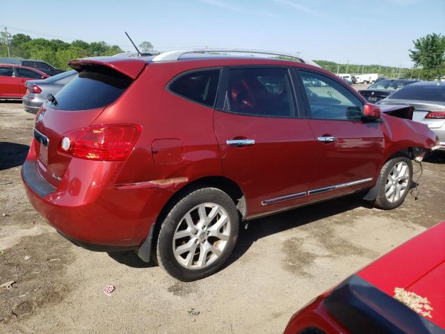 JN8AS5MVXDW656165 - 2013 NISSAN ROGUE S RED photo 3