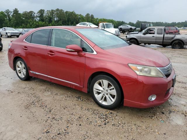 JTHBB1BA3A2031049 - 2010 LEXUS HS 250H RED photo 4