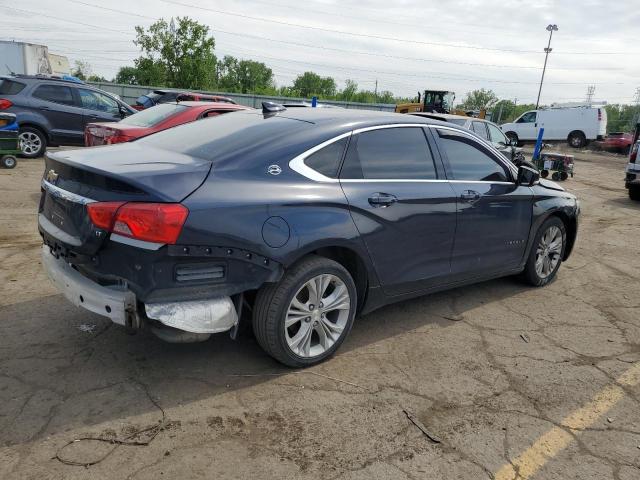 1G1115SL6FU110762 - 2015 CHEVROLET IMPALA LT BLUE photo 3