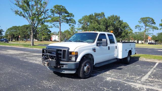 1FDWW37R38ED50716 - 2008 FORD F350 SUPER DUTY WHITE photo 2