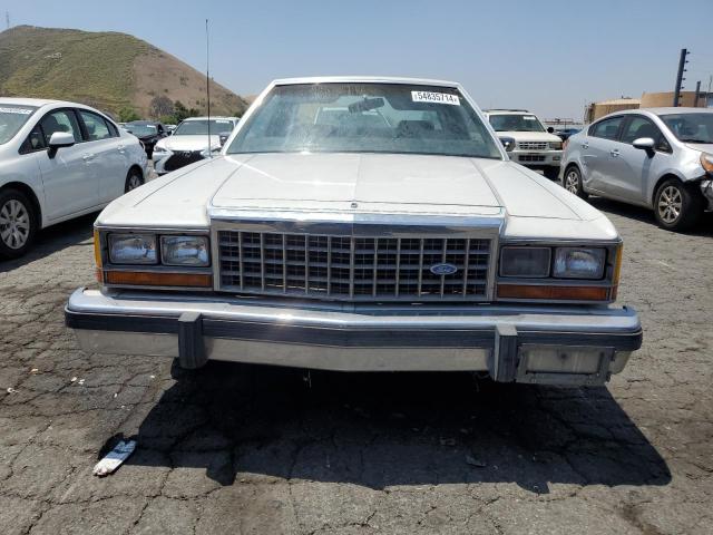 1FABP42F6FZ117721 - 1985 FORD LTD CROWN VICTORIA WHITE photo 5