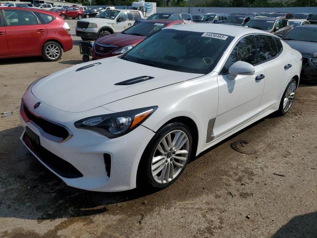 KNAE15LA6J6035688 - 2018 KIA STINGER WHITE photo 1