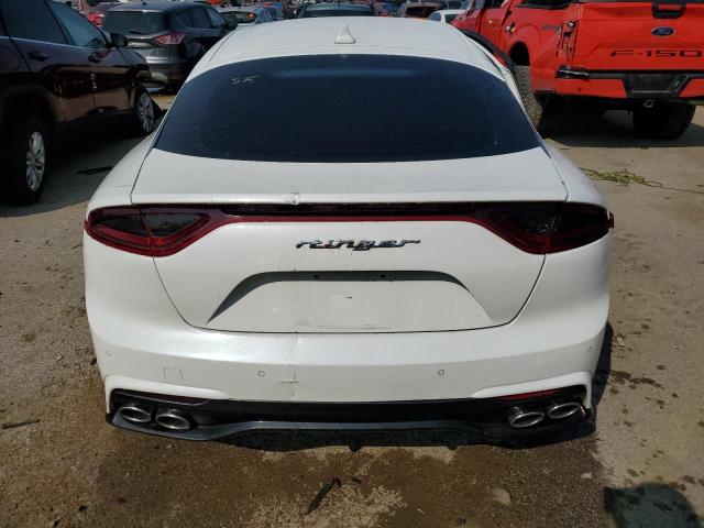 KNAE15LA6J6035688 - 2018 KIA STINGER WHITE photo 6