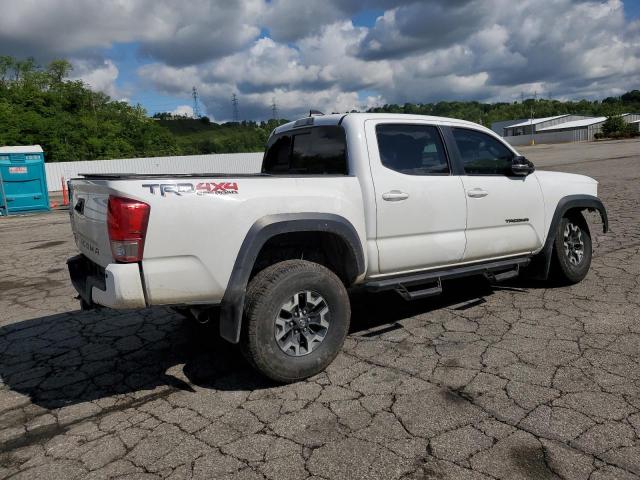 3TMCZ5AN2HM078184 - 2017 TOYOTA TACOMA DOUBLE CAB WHITE photo 3