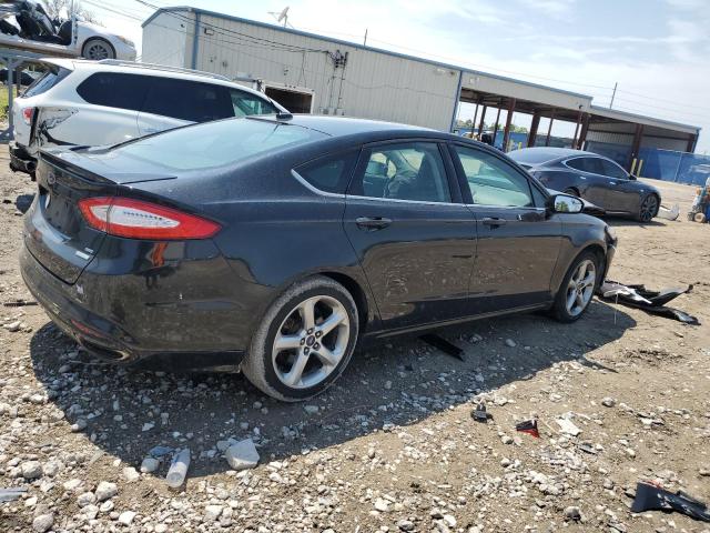 3FA6P0H92ER312701 - 2014 FORD FUSION SE BLACK photo 3