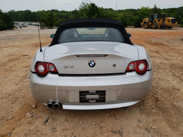 4USBT33525LS55600 - 2005 BMW Z4 2.5 SILVER photo 6