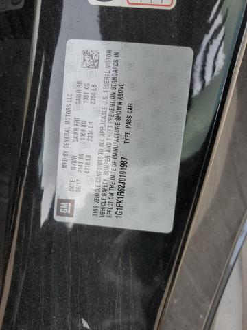 1G1FK1R62J0101987 - 2018 CHEVROLET CAMARO ZL1 黑色 照片 12