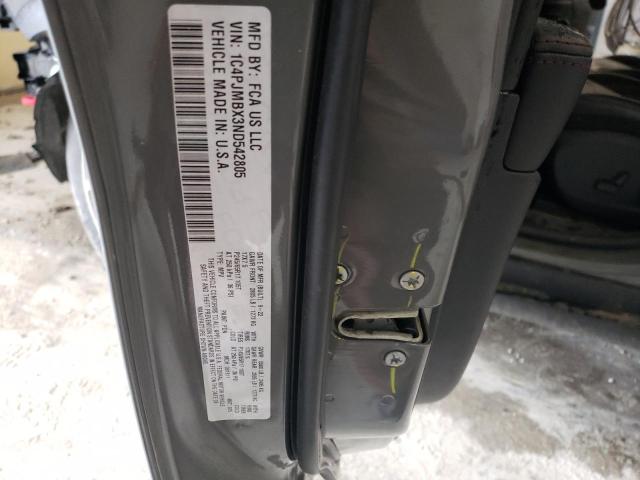 1C4PJMBX3ND542805 - 2022 JEEP CHEROKEE TRAILHAWK GRAY photo 13