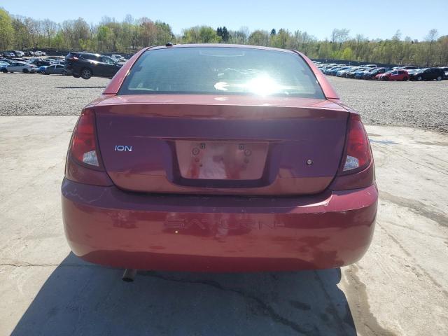 1G8AJ55FX6Z107888 - 2006 SATURN ION LEVEL 2 BURGUNDY photo 6