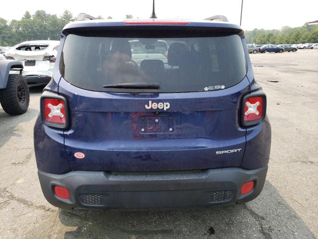 ZACCJAAB0HPE59101 - 2017 JEEP RENEGADE SPORT BLUE photo 6