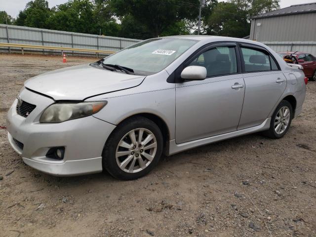 2T1BU40E39C114061 - 2009 TOYOTA COROLLA BASE SILVER photo 1