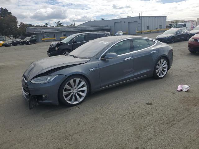 5YJSA1DP4DFP07273 - 2013 TESLA MODEL S GRAY photo 1