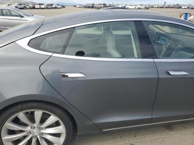 5YJSA1DP4DFP07273 - 2013 TESLA MODEL S GRAY photo 10