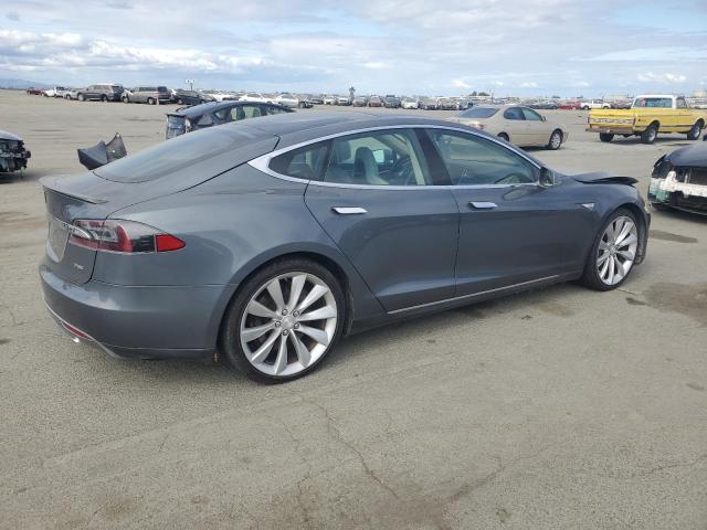 5YJSA1DP4DFP07273 - 2013 TESLA MODEL S GRAY photo 3