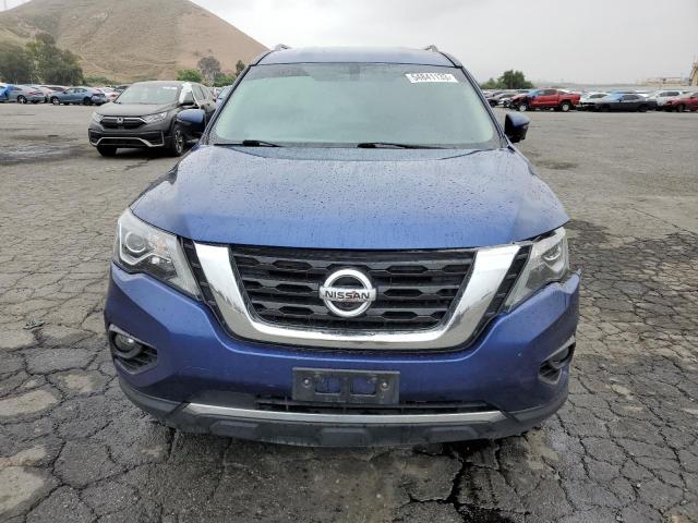 5N1DR2MN4KC617763 - 2019 NISSAN PATHFINDER S BLUE photo 5