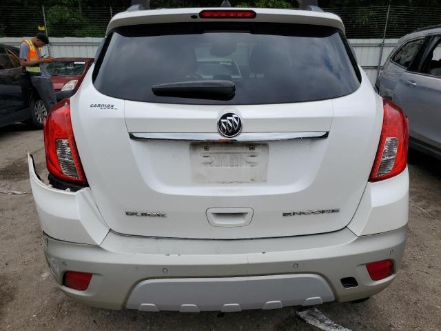 KL4CJDSBXEB675439 - 2014 BUICK ENCORE PREMIUM WHITE photo 6