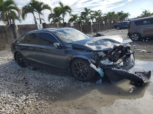 19XFL1H82NE024008 - 2022 HONDA CIVIC SPORT TOURING GRAY photo 4