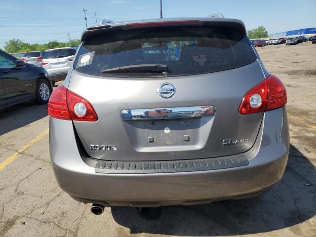 JN8AS5MV8CW407779 - 2012 NISSAN ROGUE S GRAY photo 6