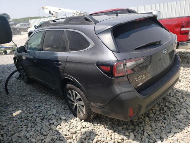 4S4BTAEC4L3151673 - 2020 SUBARU OUTBACK PREMIUM GRAY photo 2