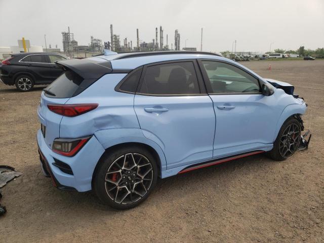 KM8KH3ACXPU010500 - 2023 HYUNDAI KONA N BASE BLUE photo 3