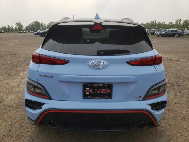 KM8KH3ACXPU010500 - 2023 HYUNDAI KONA N BASE BLUE photo 6