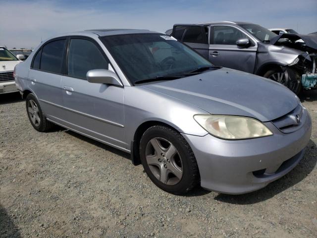 2HGES26704H540063 - 2004 HONDA CIVIC EX SILVER photo 4
