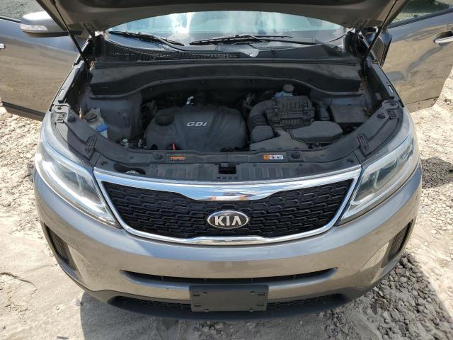 5XYKT3A66EG472287 - 2014 KIA SORENTO LX GRAY photo 11