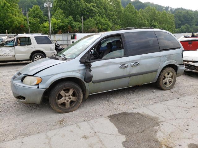 1D4GP45R36B534487 - 2005 DODGE CARAVAN SXT BLUE photo 1