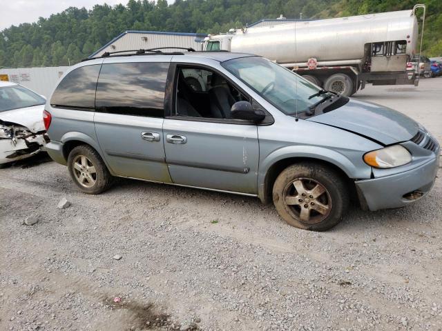 1D4GP45R36B534487 - 2005 DODGE CARAVAN SXT BLUE photo 4