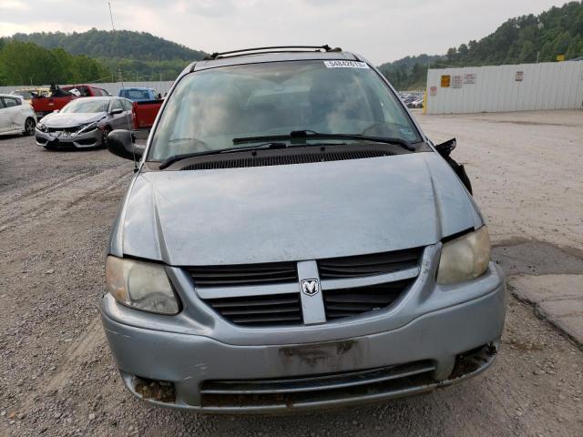 1D4GP45R36B534487 - 2005 DODGE CARAVAN SXT BLUE photo 5