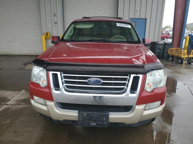 1FMEU7EE0AUA28684 - 2010 FORD EXPLORER EDDIE BAUER RED photo 5