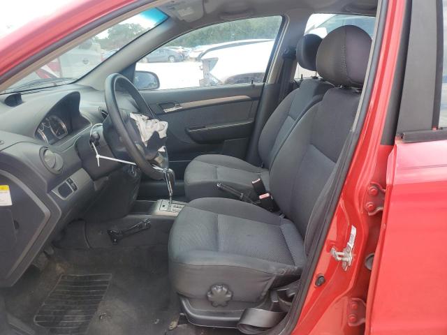 KL1TD56688B259143 - 2008 CHEVROLET AVEO BASE Qırmızı foto 7